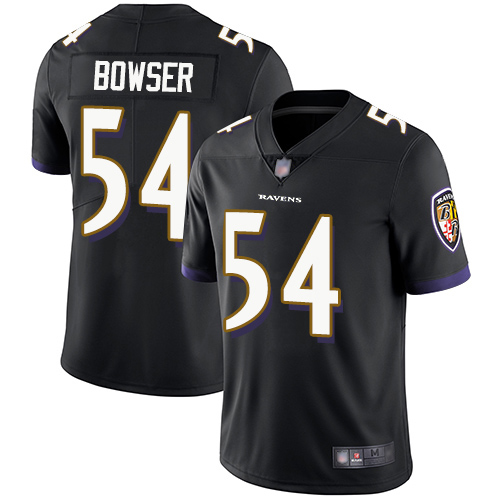 Baltimore Ravens Limited Black Men Tyus Bowser Alternate Jersey NFL Football 54 Vapor Untouchable